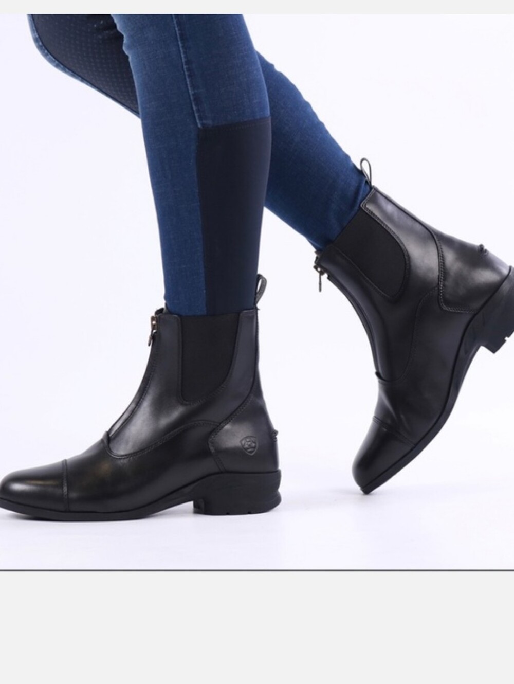 Ariat Devon IV Paddock Leather Riding Boots, Women's Sz7 Or Youth 5 - Picture 2 of 10
